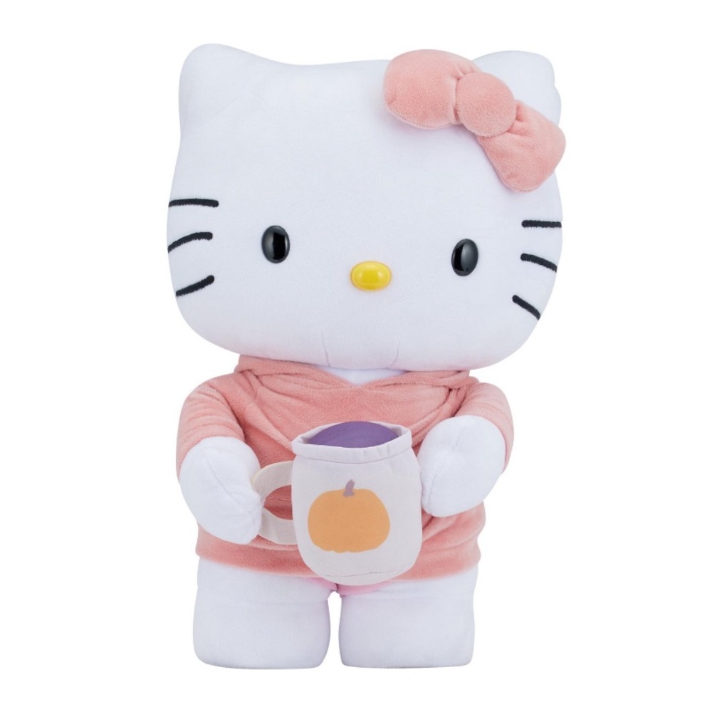 Hello Kitty Pumpkin Spice Fall Plush Harvest Greeter 17" H